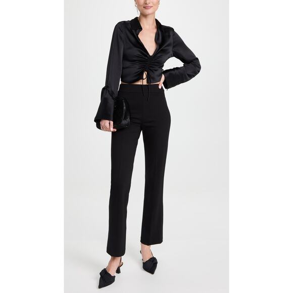 Rag & Bone Irina Straight Leg Ponte Pants Black - S